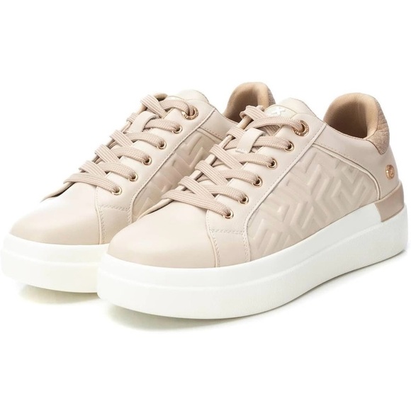 Xti Women's Trainer Sneakers Beige Women’s Size 41 US 10 - Picture 4 of 5
